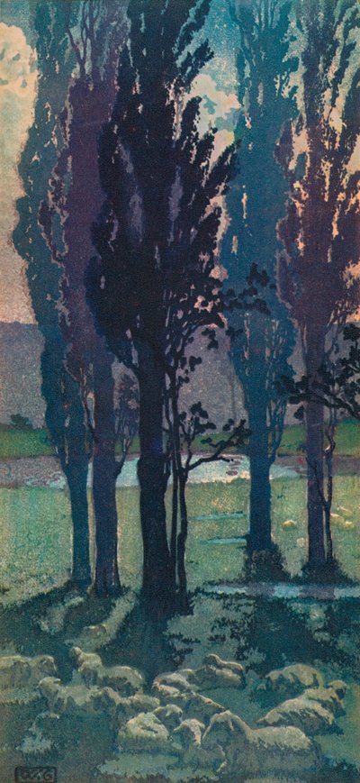 Septembermaan, ca. 1901, 1928 door William Giles