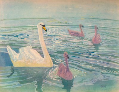 Zwaan en jongen door William Giles