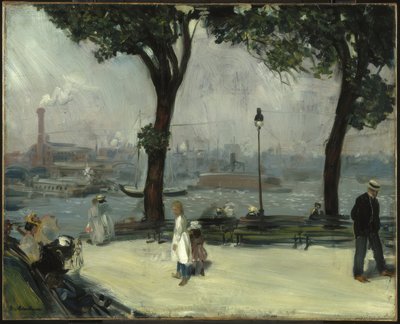 East River Park door William Glackens