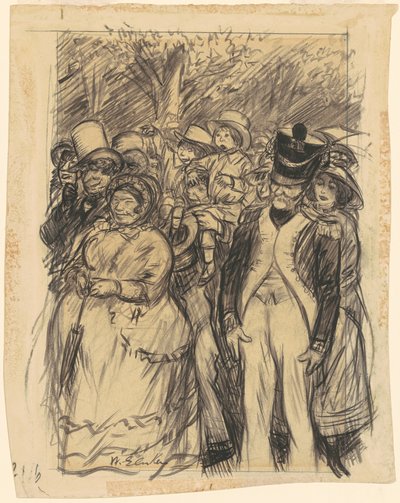 Papa, draag me—neem me in je armen door William Glackens
