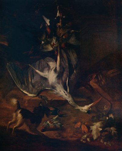 Stilleven en dood wild, ca. 1680, 1935 door William Gowe Ferguson