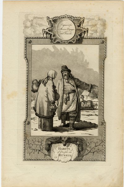 Gewoonten van de Moskovieten, ca. 1730 door William Grainger