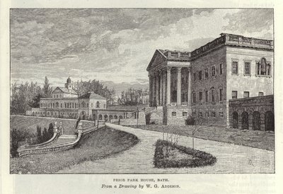 Pior Park House in Bath door William Grylls Addison