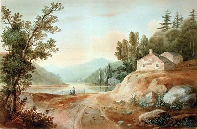Uitzicht vanaf Fishkill door William Guy Wall