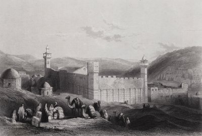 Hebron, De Haram door William H. Bartlett