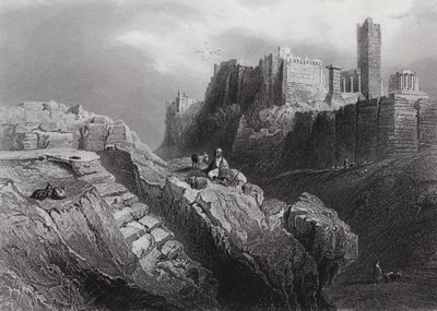 Marsheuvel, Athene door William H. Bartlett