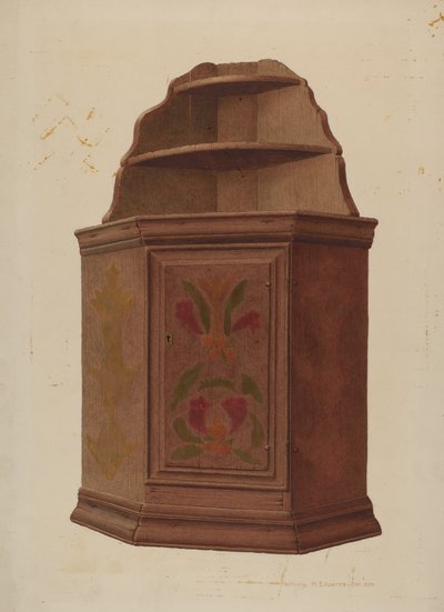 Hoekkast door William H Edwards