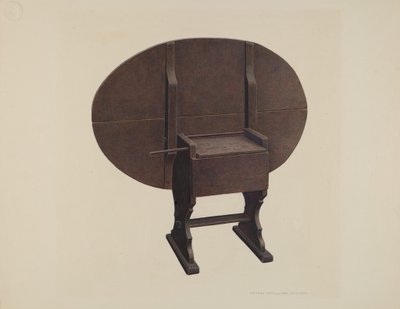 Eettafel, 1935-1942 door William H Edwards