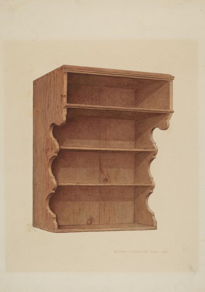 Hangende Plank, ca. 1939 door William H Edwards