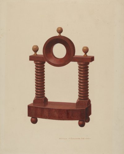 Horlogehouder, ca. 1939 door William H Edwards