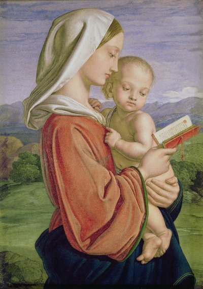 Madonna en Kind door William H. Patten