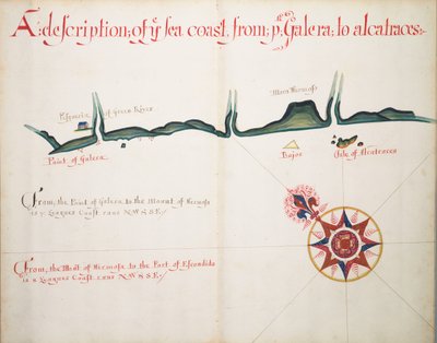 Een beschrijving van de kust van Galera tot Alcatraces door William Hack