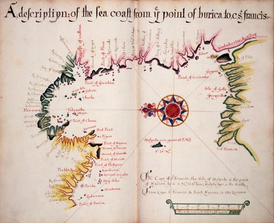 Een beschrijving van de kust van Ye Point van Burica tot C St. Francis door William Hack