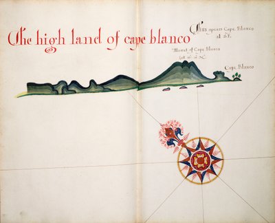 Het hoge land van Kaap Blanco door William Hack