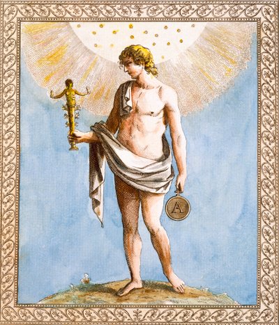 Apollo, gegraveerd door Francesco Bartolozzi, 1799 door William Hamilton