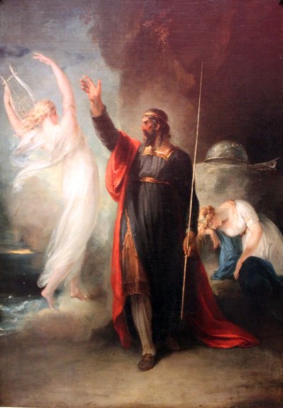 Duits: Prospero und Ariel Prospero en Ariel (uit Shakespeare