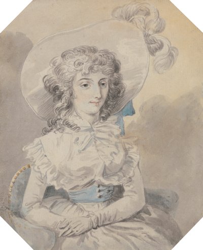 Miss Charlotte Sandby door William Hamilton