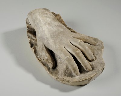 Gipsafdruk van de Hand van Joan Thornycroft door William Hamo Thornycroft