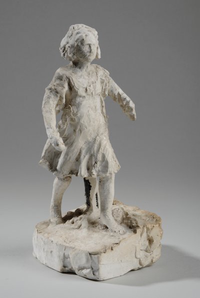 Maquette voor Beeld van een Rennend Meisje door William Hamo Thornycroft