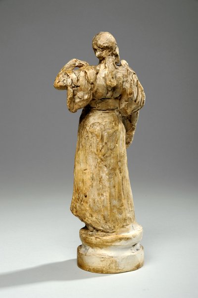 Maquette voor een figuur van gerechtigheid door William Hamo Thornycroft