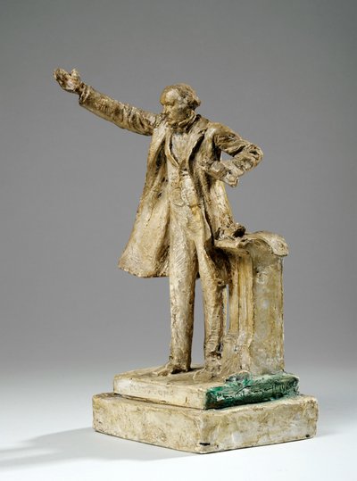 Maquette voor het Standbeeld van William Ewart Gladstone op de Strand, Londen door William Hamo Thornycroft