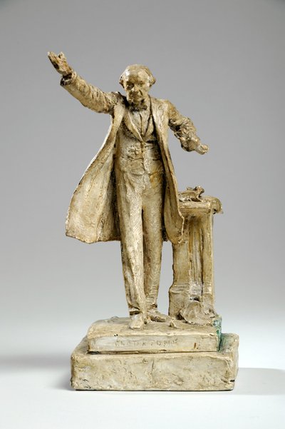 Maquette voor het Standbeeld van William Ewart Gladstone op de Strand, Londen, c.1905 door William Hamo Thornycroft