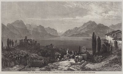 De Wijnoogst, Desenzano, Lago di Garda door William Harding Collingwood Smith