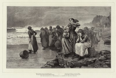 Vrouwen wachten door William Harris Weatherhead