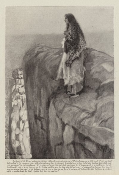 Illustratie voor Swallow, Een Verhaal van de Grote Trek, door H Rider Haggard door William Hatherell