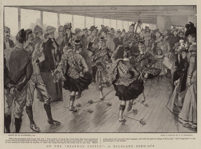 Op de Braemar Castle, een Highland Afscheid door William Hatherell
