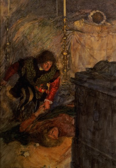 Romeo en Julia, Act V Scene 4 door William Hatherell