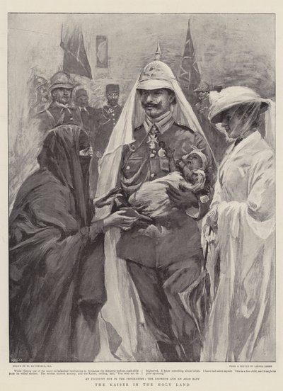 De keizer in het Heilige Land door William Hatherell