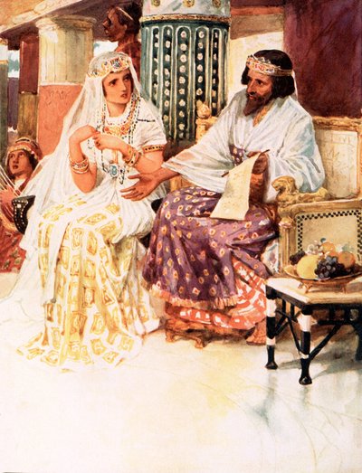 De Koningin van Sheba door William Hatherell