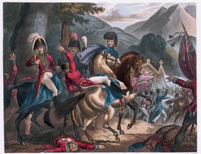 Slag bij het dorp Sorauren, 1813 door William Heath