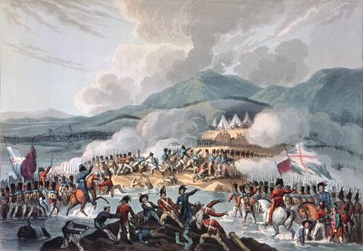 Slag bij de Bidassoa, 9 oktober 1813: gegraveerd door Daniel Havell door William Heath