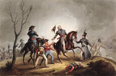 De dood van Sir John Moore (1761-1809) 17 januari 1809, uit 