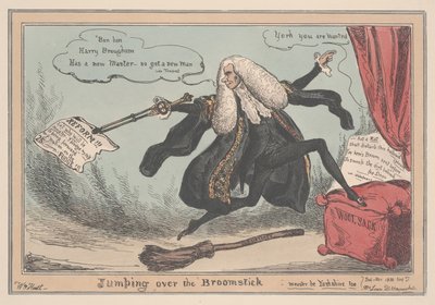 Springen over de Bezemsteel door William Heath