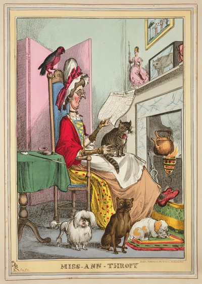 Miss-Ann-Thropy, gepubliceerd door Thomas McLean, Londen door William Heath