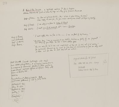 Aantekeningen bij Een Kus op het Congres, 1818 door William Heath