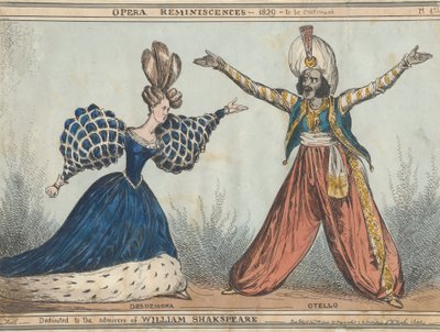 Opera Herinneringen: Desdemona en Othello door William Heath