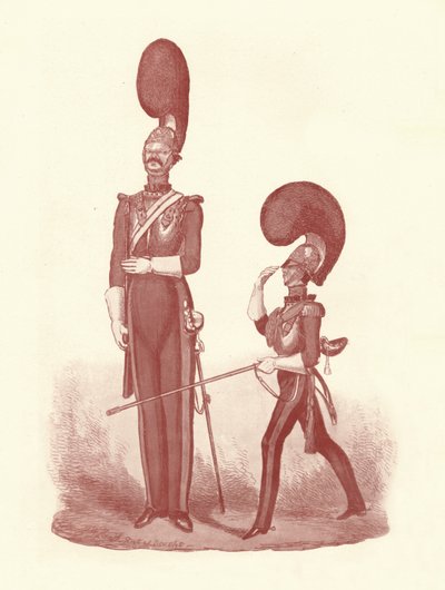 Het Verschil Tussen De Man en de Officier, 1830-1840, 1909 door William Heath