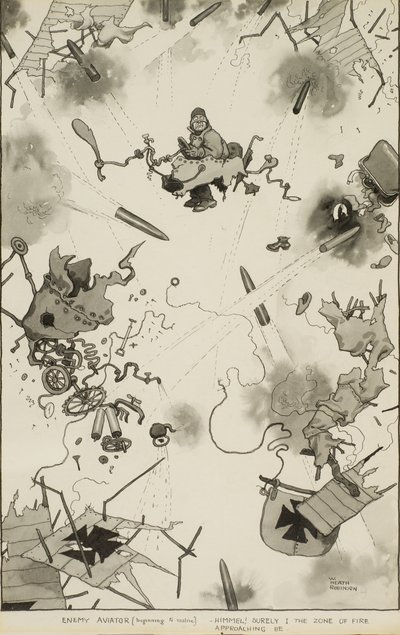 Een Mooie Conclusie, circa 1918 door William Heath Robinson