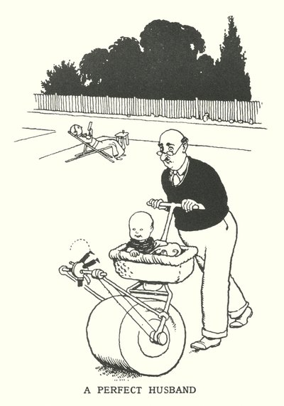 Een perfecte echtgenoot door William Heath Robinson