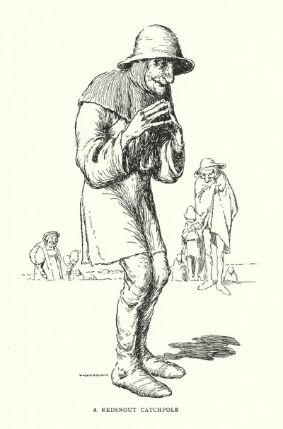 Een Roodneus Gerechtsdienaar door William Heath Robinson