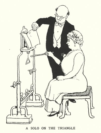 Een solo op de triangel door William Heath Robinson