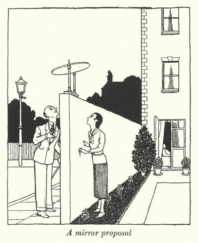 Een spiegelvoorstel door William Heath Robinson