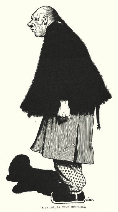 Een kleermaker, genaamd Mustapha door William Heath Robinson