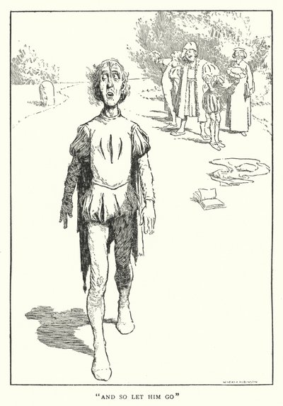 "En laat hem dan gaan" door William Heath Robinson