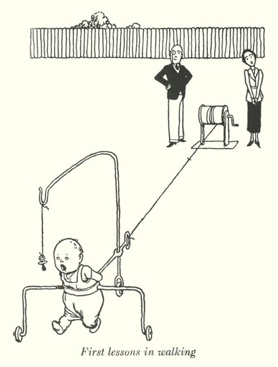 Eerste lessen in lopen door William Heath Robinson