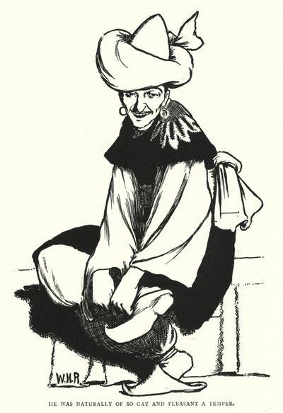 Hij was van nature zo vrolijk en aangenaam van humeur door William Heath Robinson